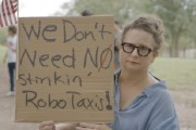 石嘴山特斯拉在得州奥斯汀遭遇抗议活动：反对马斯克Robotaxi计划